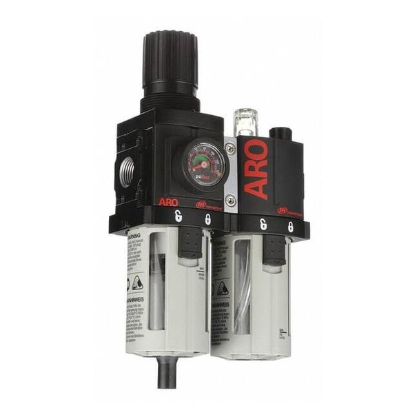 Aro Filter/Regulator Lubricator, 71 cfm C38231-600