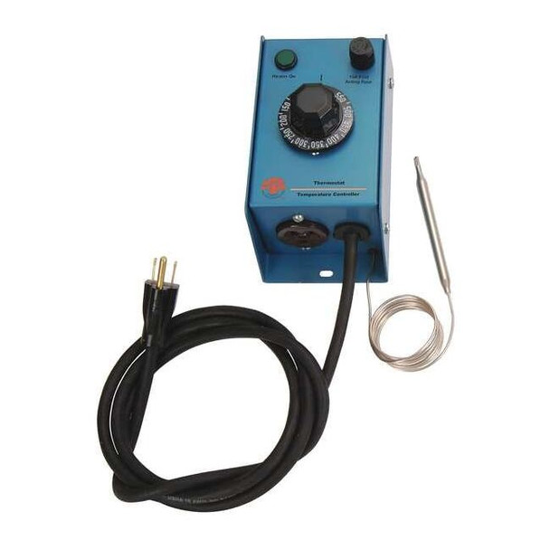 Tempco Temp Ctrl Box,Analog,120V,15A,60-250F PCT10001