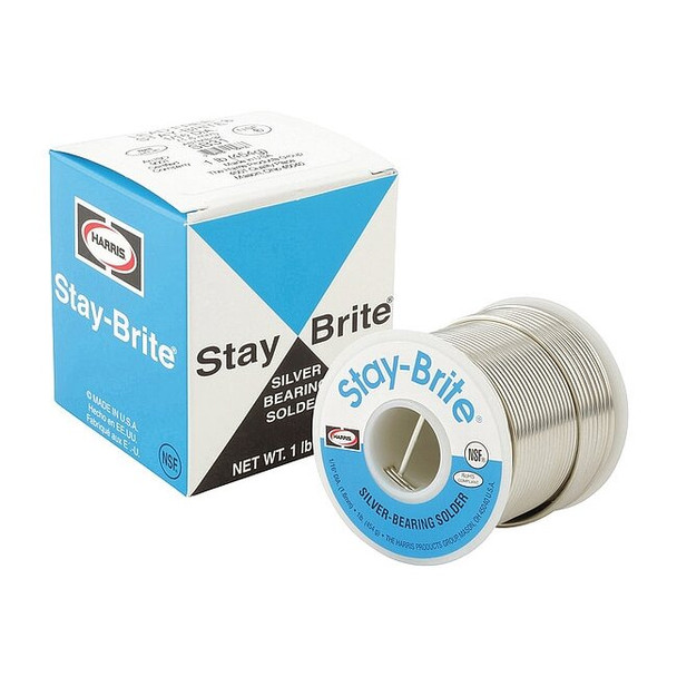 Harris Lead Free Solder,Dia 0.118 In,1lb SB61