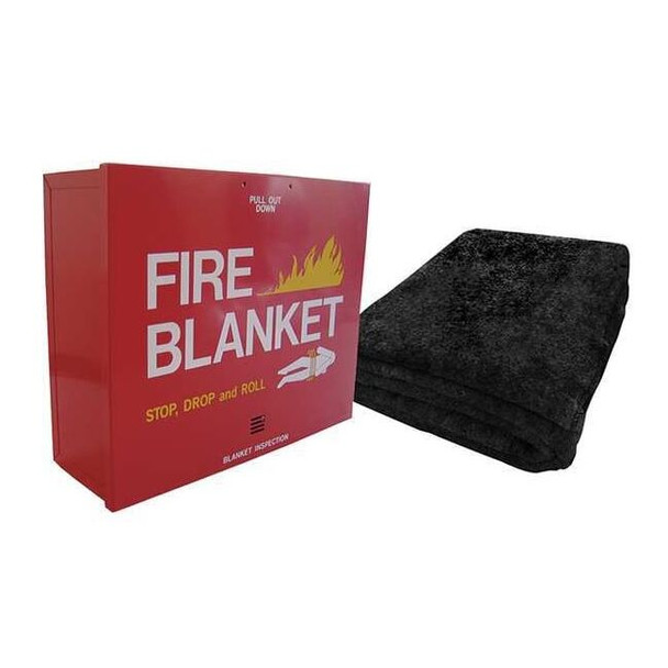 Manufacturer Varies Fire Blanket,5.2 ft W,7 ft L,Gray BCCOL