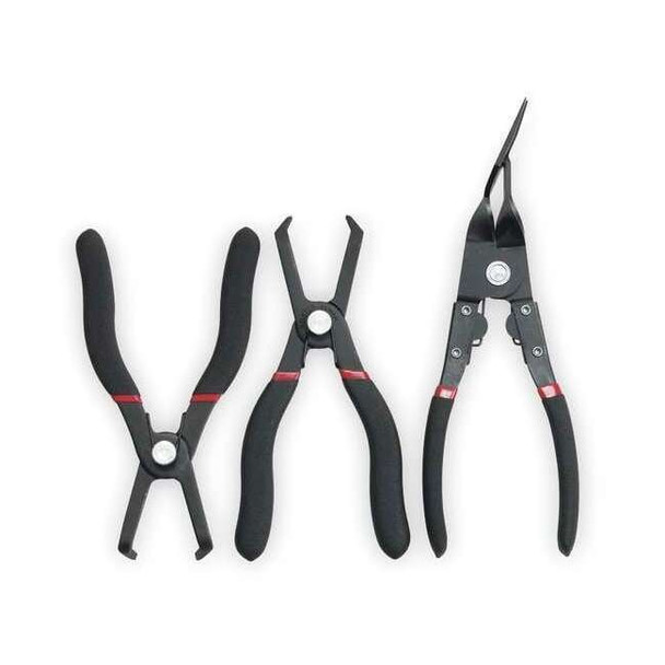 Gearwrench 3 Piece Push Pin Plier Set Double Cushion Grip Handle 41850