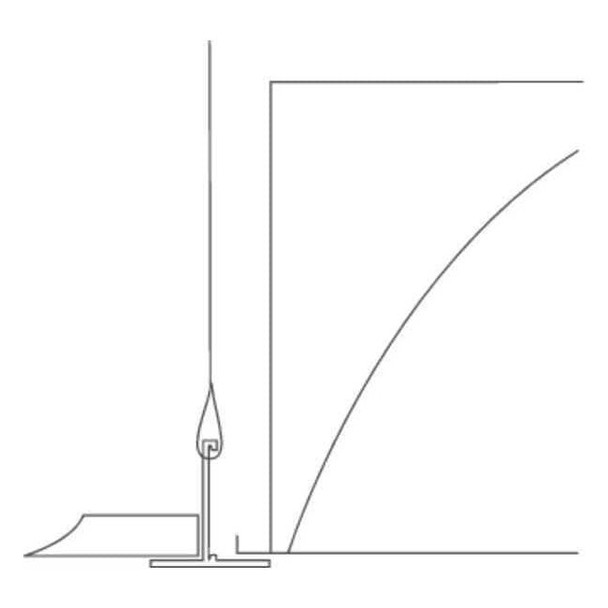 Columbia Lighting FlangeKit,White,211/12inH,245/12inL FK22