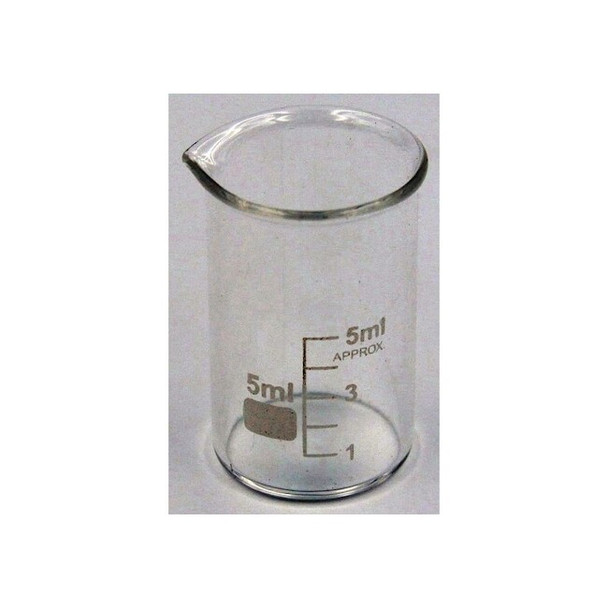 Manufacturer Varies Beaker, Low Form, Glass, 5mL, PK12 5YGY6