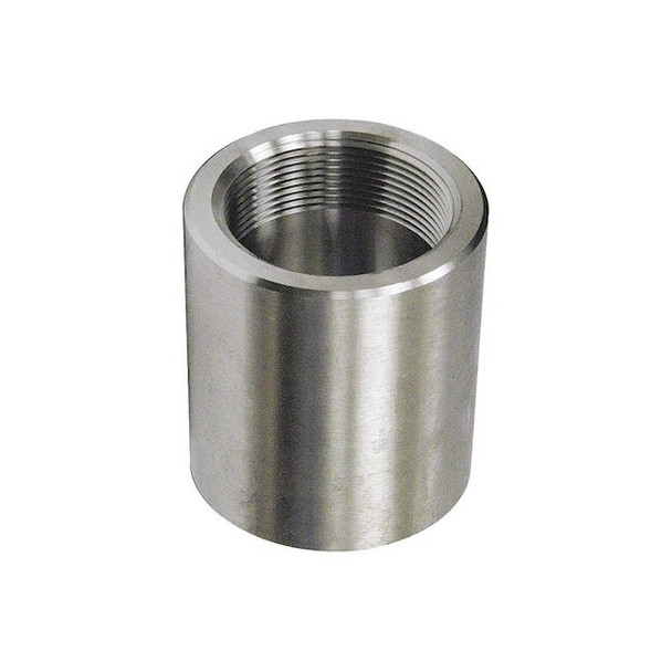 1/2 in FNPT 304/304L Stainless Steel Coupling, Class 3000, 1 7/8 in Length