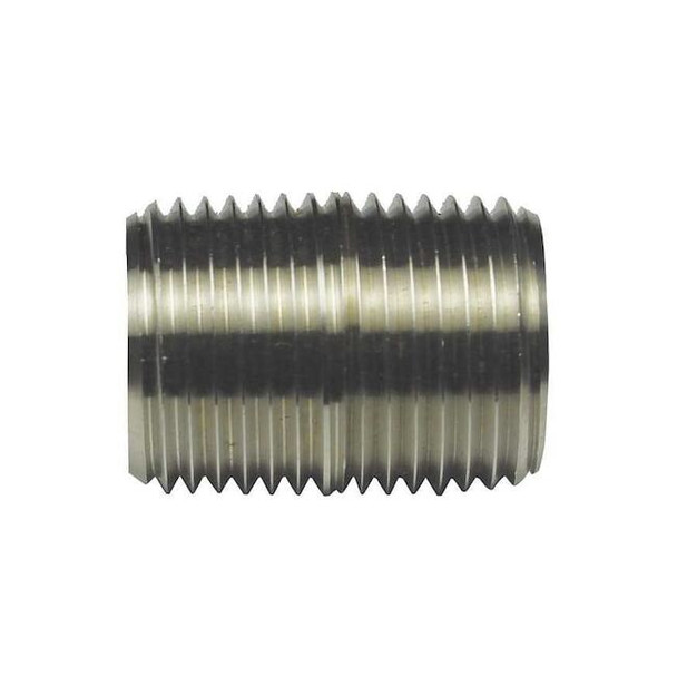 Calbrite IMC Nipple, 3/4 in, Threaded, 316 Stainless Steel, Plain S607CLCN00