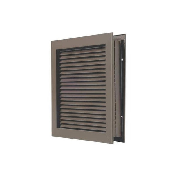 National Guard Self Attaching Door Louver,18 1/4 in H L-700-RXDKB-20x20