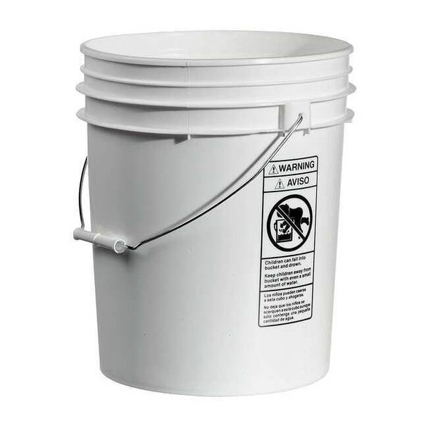 Qorpak StrgPail,11.875inOD,Wht,14.625inH,PK10 240131