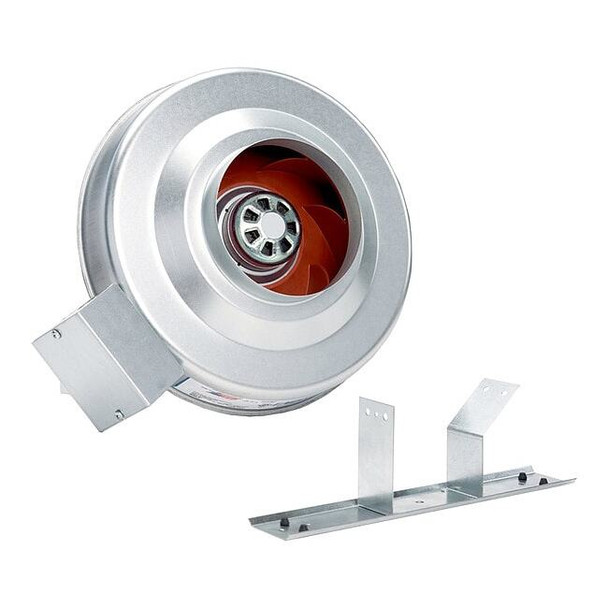 Fantech Steel 13"D,15.1"H,8"W Inline Duct Fan 56000