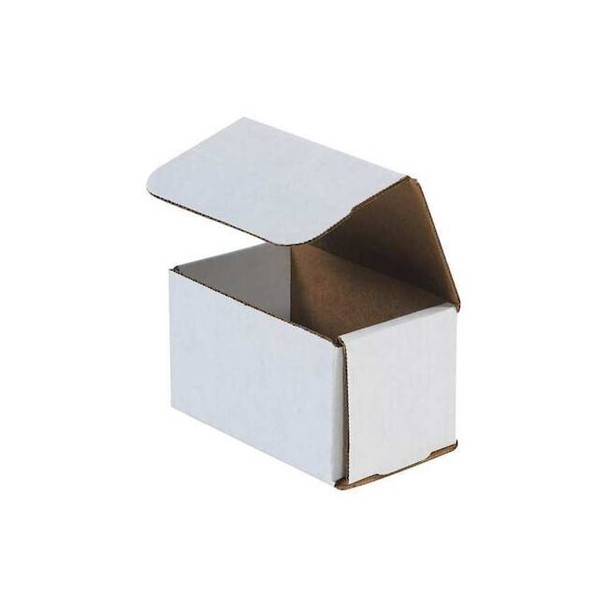 10 in x 6 in x 6 in Inside H, Literature Mailer, White, Corrugate, Single Wall