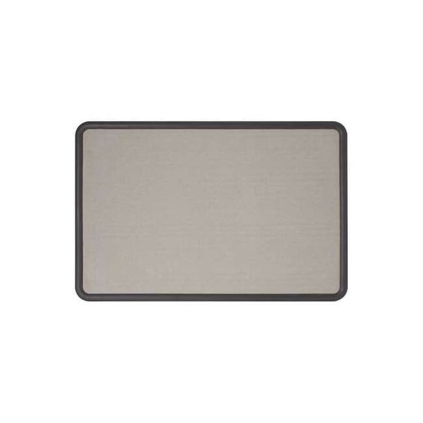 Quartet Fabric Bulletin Board 3 x 4 ft., Gray 7694G