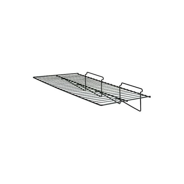 Econoco Shelf,Black,24 in. L,Semi-Gloss,PK6 EBL/2412