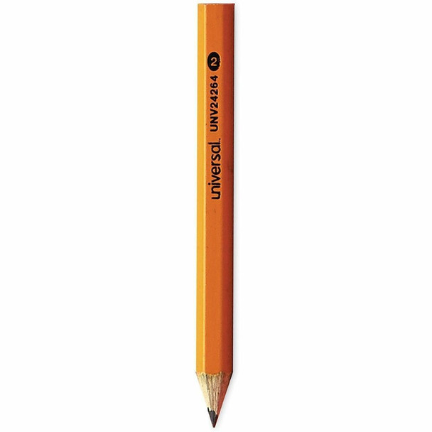 Universal Wood Pencil - Black Lead - HB/#2 - Yellow Wood Barrel - 144 / Box