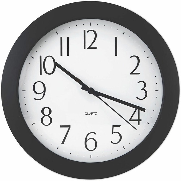 Universal Wall Clock - Analog - Quartz - Black Case - Modern Style - 1