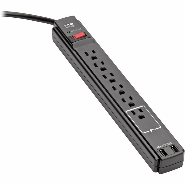 Tripp Lite series Protect It! Surge Suppressor/Protector TLP606USBB