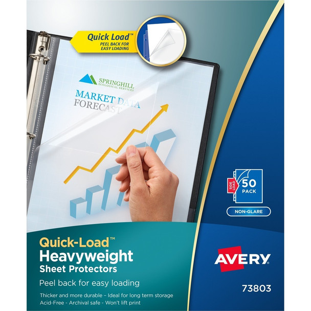 Avery&reg; Quick Load Sheet Protector 73803
