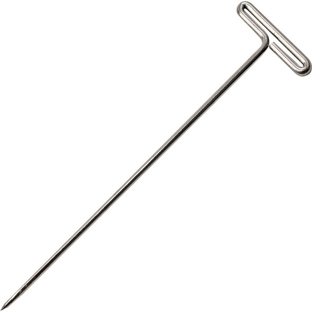 Gem Office Products T-pins - 1.5" Length - Nickel - Steel - 100 / Box