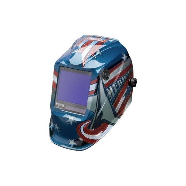 Lincoln Electric Welding Helmet,American Flag Graphic K3175-4