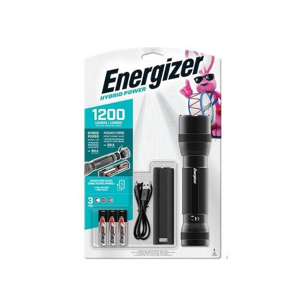 Energizer Flashlight,2 Modes,Black,LED ENYMHT61