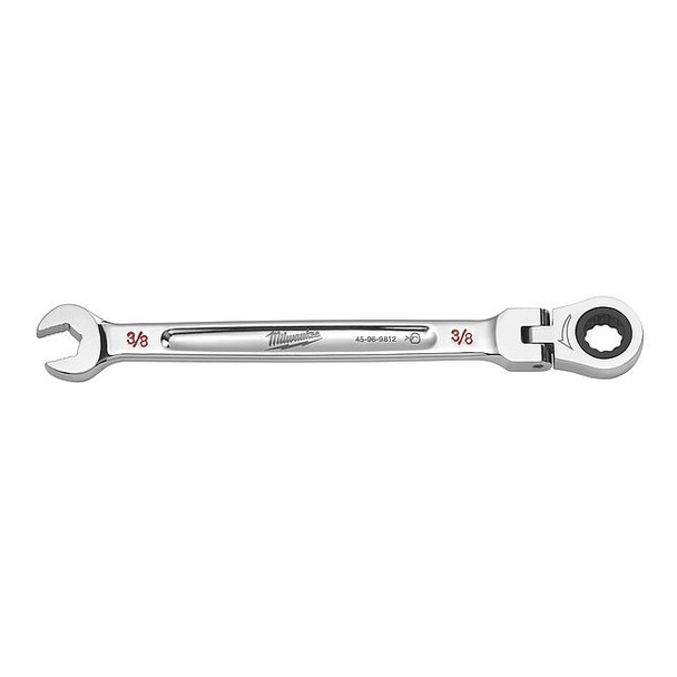 Milwaukee Tool 3/8 in. SAE Flex Head Combination Wrench 45-96-9812