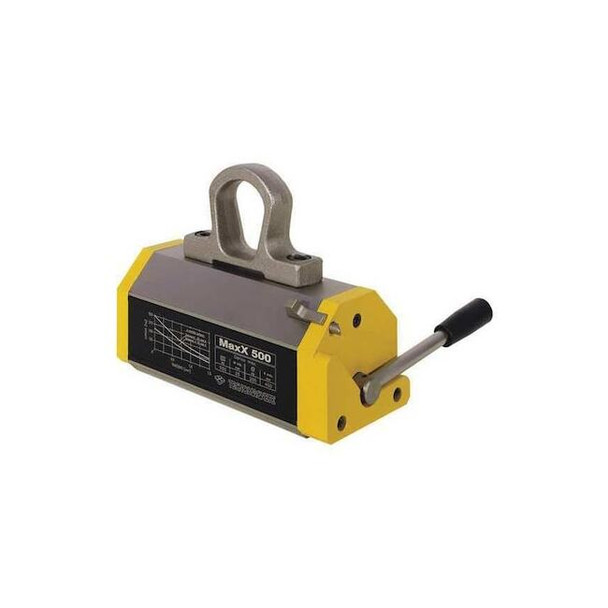 Tecnomagnete Lifting Magnet,1,100 lb Flat Cap,9 7/8"L MAXX500