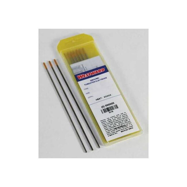 Westward Welding Electrode 1/16" Dia., AWS A5.12, Type TE15L, PK10 31GH50