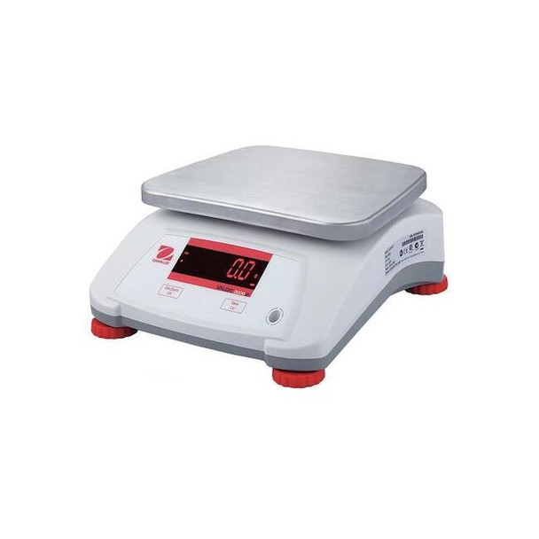 Ohaus Food Scale, LED, 0.002 lb/1 g V22PWE6T