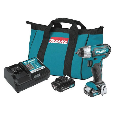 Makita 12V max CXT 1/4" Impact Wrench Kit (2.0Ah) WT04R1