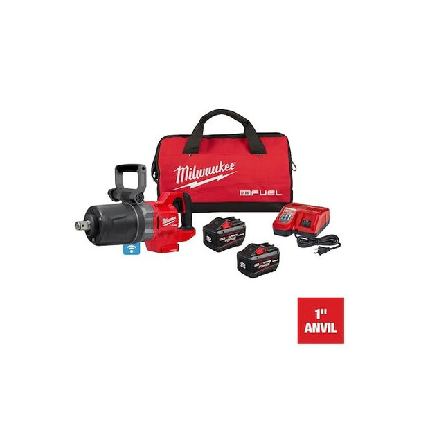 M18 FUEL 1 in. D-Handle High Torque Impact Wrench with ONE-KEY Kit