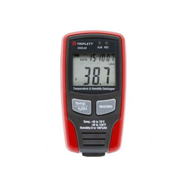 Triplett Wall mount Hygro-Thermometer Dtalogger RHDL60