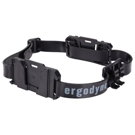 Ergodyne Black Headband Light Mount with Silicone Strap 8979