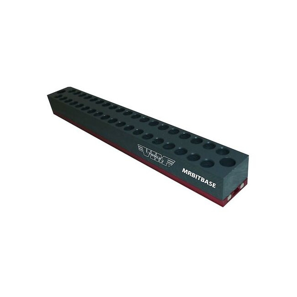 Vim Tools Magrail Bit Base,Holds 38 Bits VIMMRBITBASE