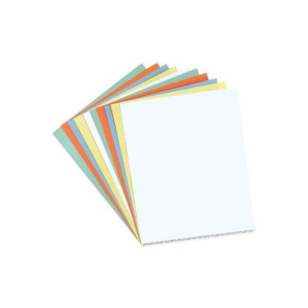 Magna Visual Data Cards,Full Sheet,White,PK10 DC-20W