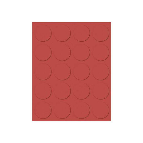 Magna Visual Magnetic Round Indicators,Red,PK20 FI-123