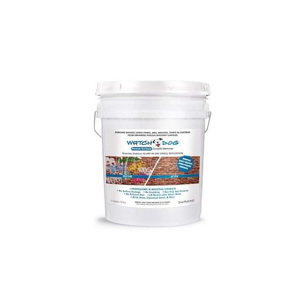 Dumond Watch Dog Wipe Out Porous Surface Graffiti Remover, 5 Gallon 8405