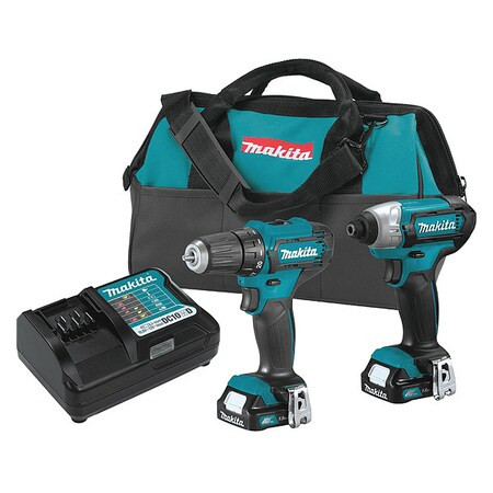 Makita 12V max CXT 2-Pc. Combo Kit (1.5Ah) CT232