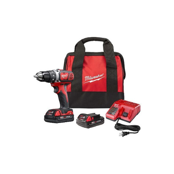 Milwaukee Tool M18 Compact 1/2 in. Drill Driver Kit 2606-22CT