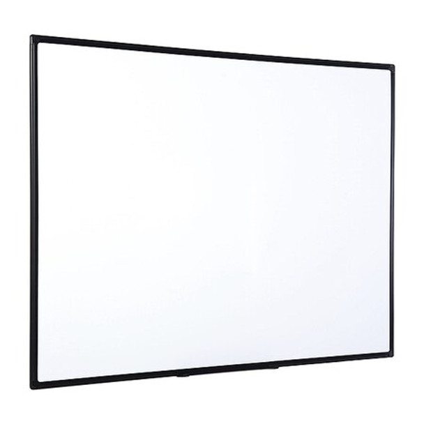 Dry Erase Board, Melamine, 23 39/64 in, 35 13/32 in, Plastic Frame, White, Matte
