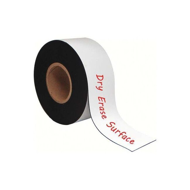 Mastervision Magnetic Strip Roll,3" H,50 ft. L FM2218