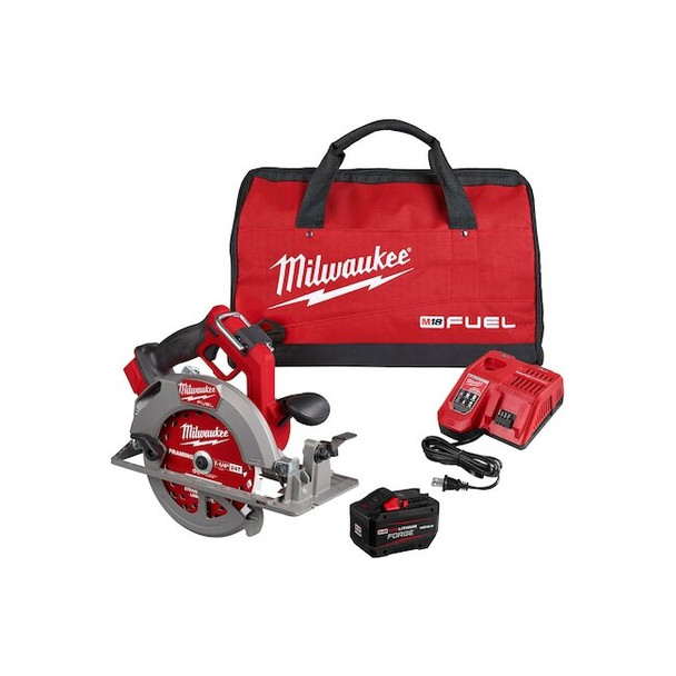 Milwaukee Tool Circular Saw Kit, 7.25 in Dia, 6000 RPM 2834-21HD