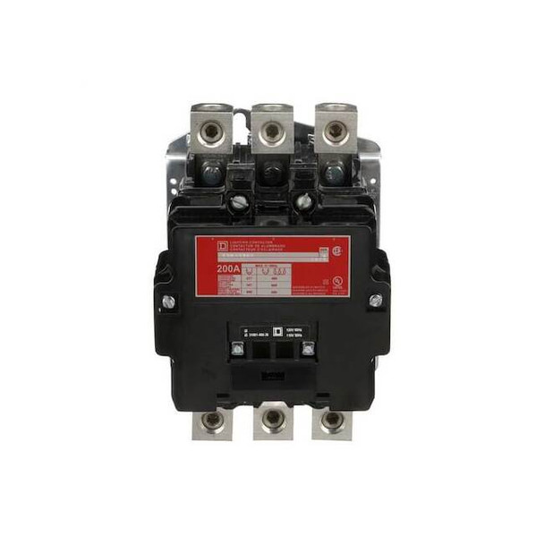 Square D 120VAC Electrically Held Lighting Contactor 3P 200A 8903SVO2V02
