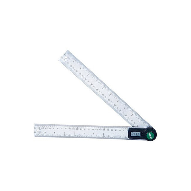 Insize Electronic Digital Protractor,8" L,LCD 2176-200