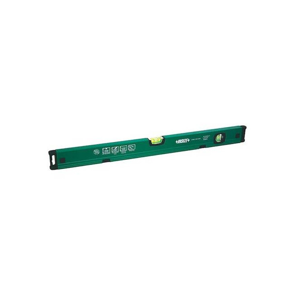 Insize Level,Glass,2" W,24" L,Aluminum 4914-600