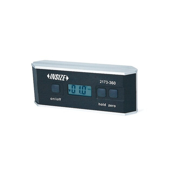 Insize Digital Level,1-19/64" W,6" L,Aluminum 2173-360
