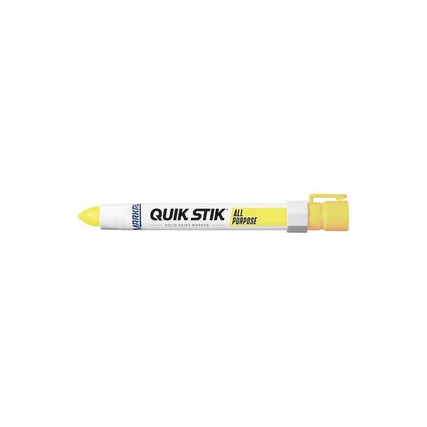 Markal Paint Crayon, Medium Tip, Fluorescent Yellow Color Family 61041