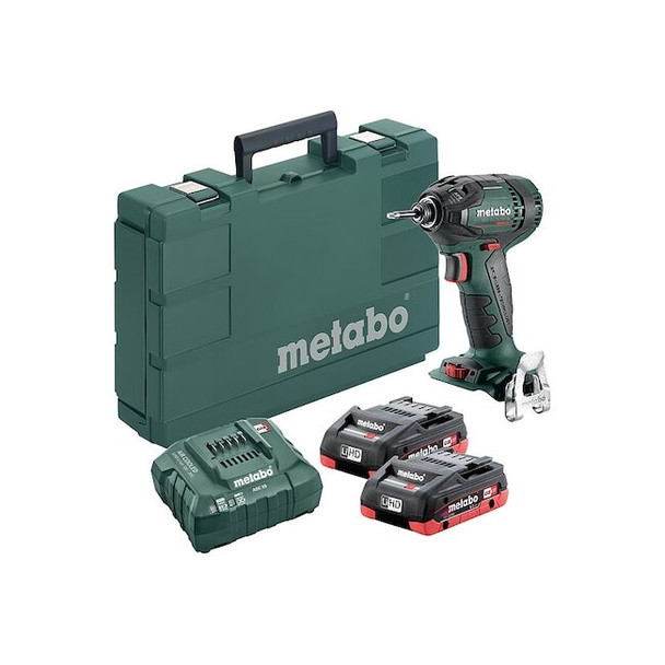 Metabo 18-Volt 1/4" Cordless Impact Driver Kit SSD 18 LTX 200 BL 3.5