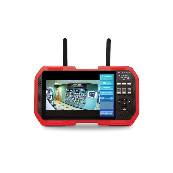 Triplett IP and HD Camera Tester,Gray/Red,Plastic 8075