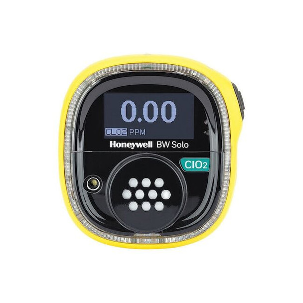 Single-Gas Detector, Audible, Vibrating, Visual, 1 yr Battery Life