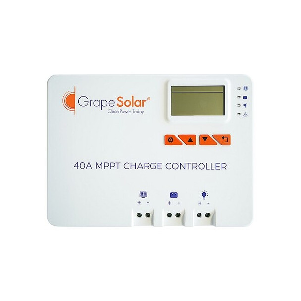 Grape Solar Charge Controller,45A Max. Current GS-MPPT-ZENITH-40