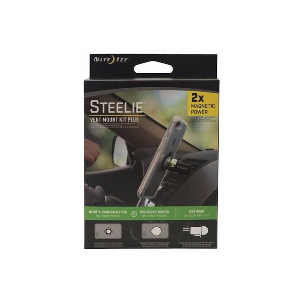 Nite Ize Cell Phone Car Mount Kit,Black STVKP-01-R8