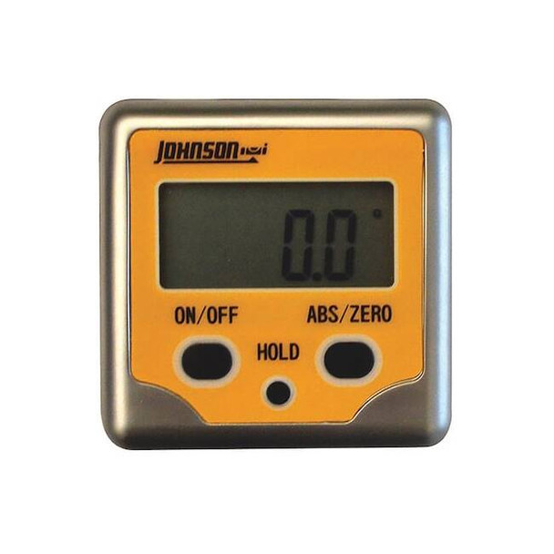 Johnson Level & Tool Digital Angle Finder,Magnetic,3 Button 1886-0200